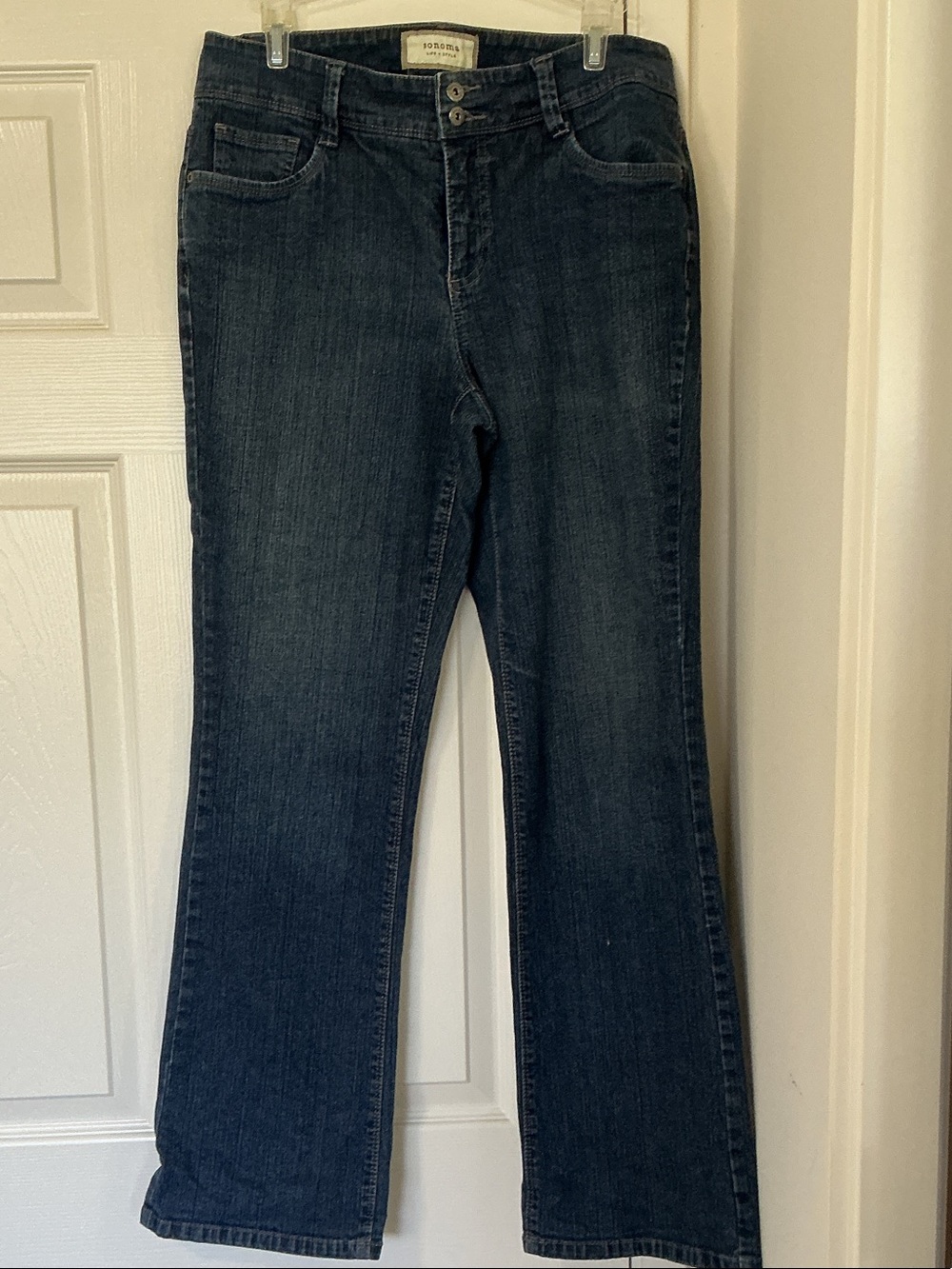 Sonoma Original Fit Mid-Rise Boot Cut Medium Wash Blue Denim Jeans